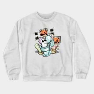 halloween skibidi toilet Crewneck Sweatshirt